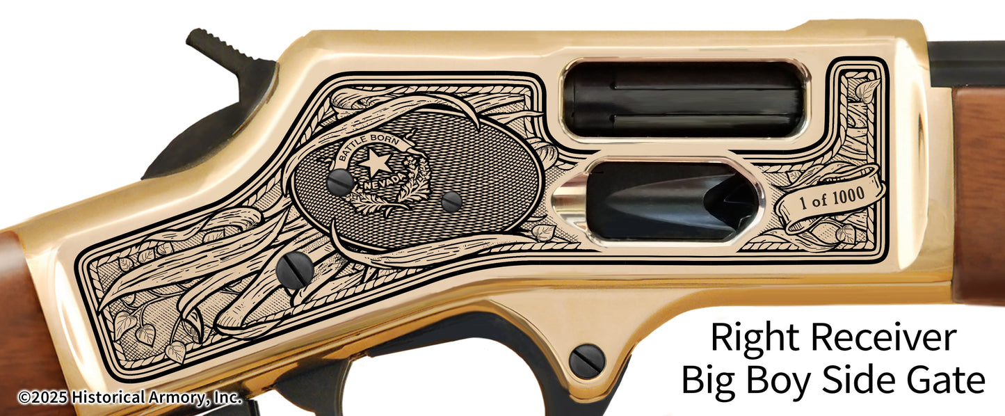 Nevada State Agricultural Heritage Engraved Rifle