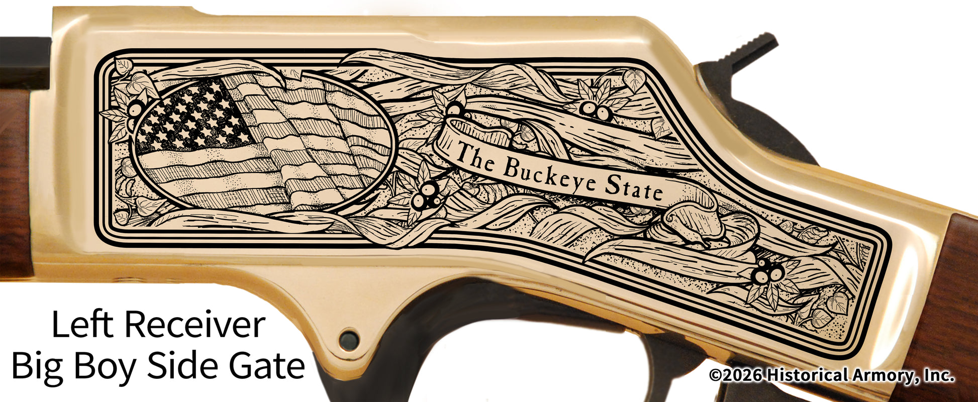 Ohio State Agricultural Heritage Engraved Rifle – Historical Armory