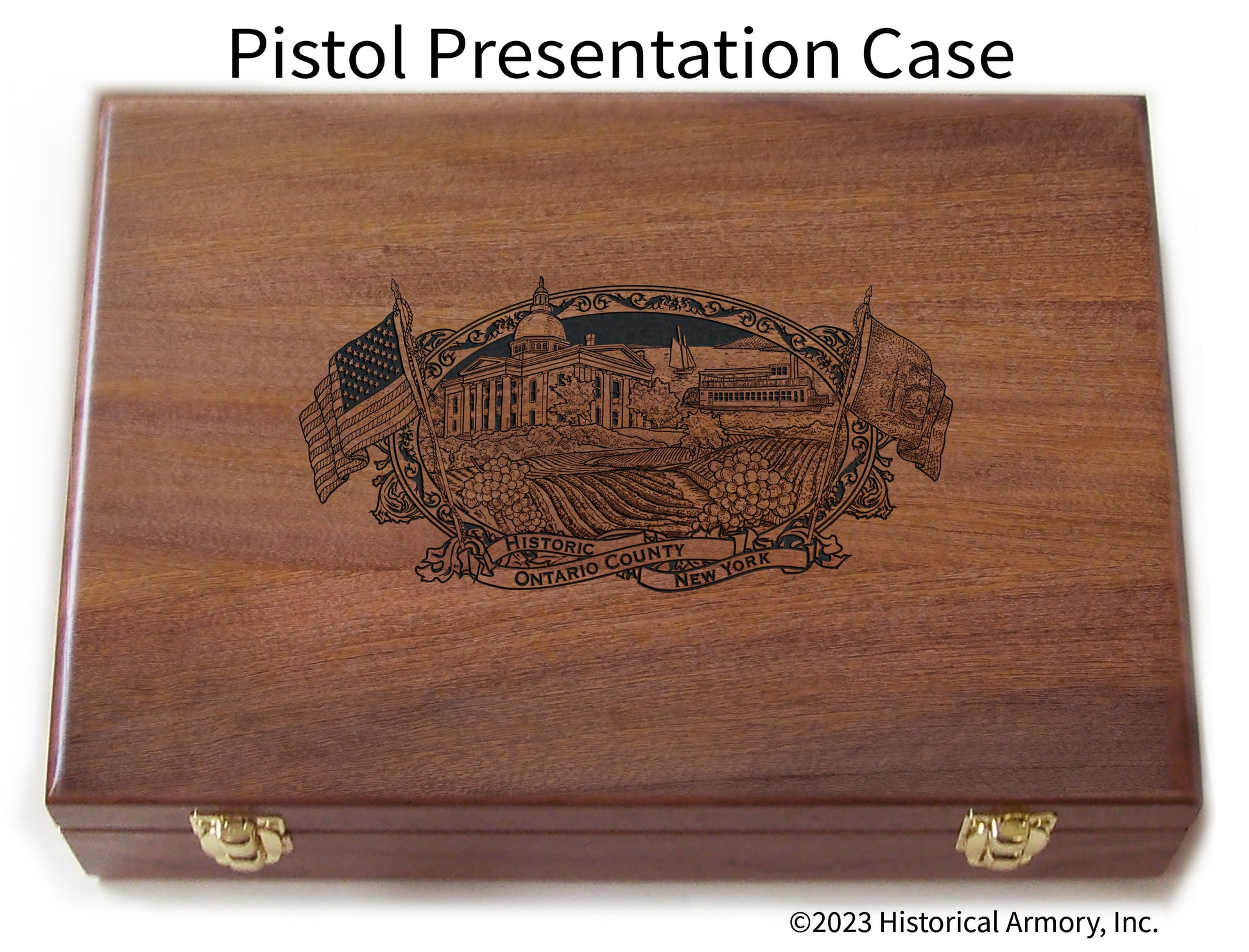 Ontario County New York Engraved .45 Auto Ruger 1911 Presentation Case