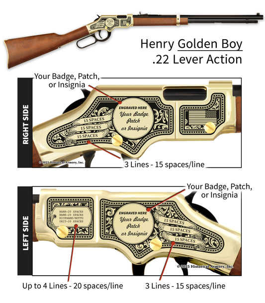 Personalized U.S. Military Service Engraved Rifle