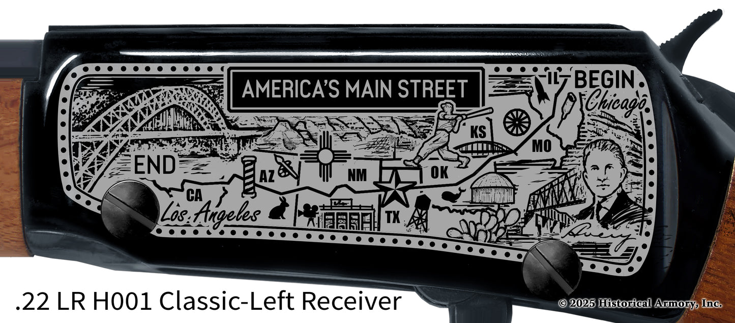 America's Highway Route 66 Limited Edition Engraved Rifle