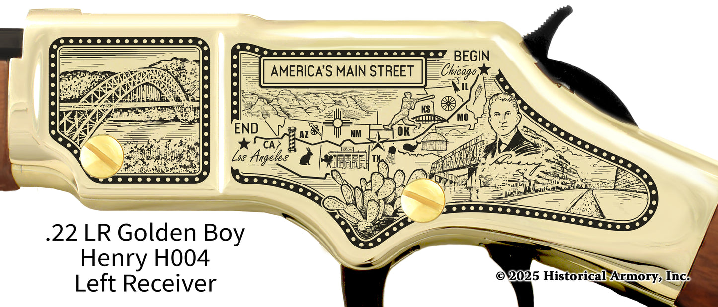 America's Highway Route 66 Limited Edition Engraved Rifle