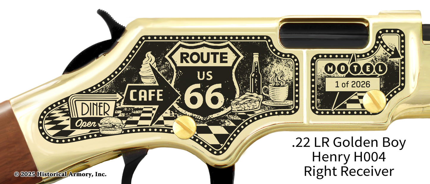 America's Highway Route 66 Limited Edition Engraved Rifle