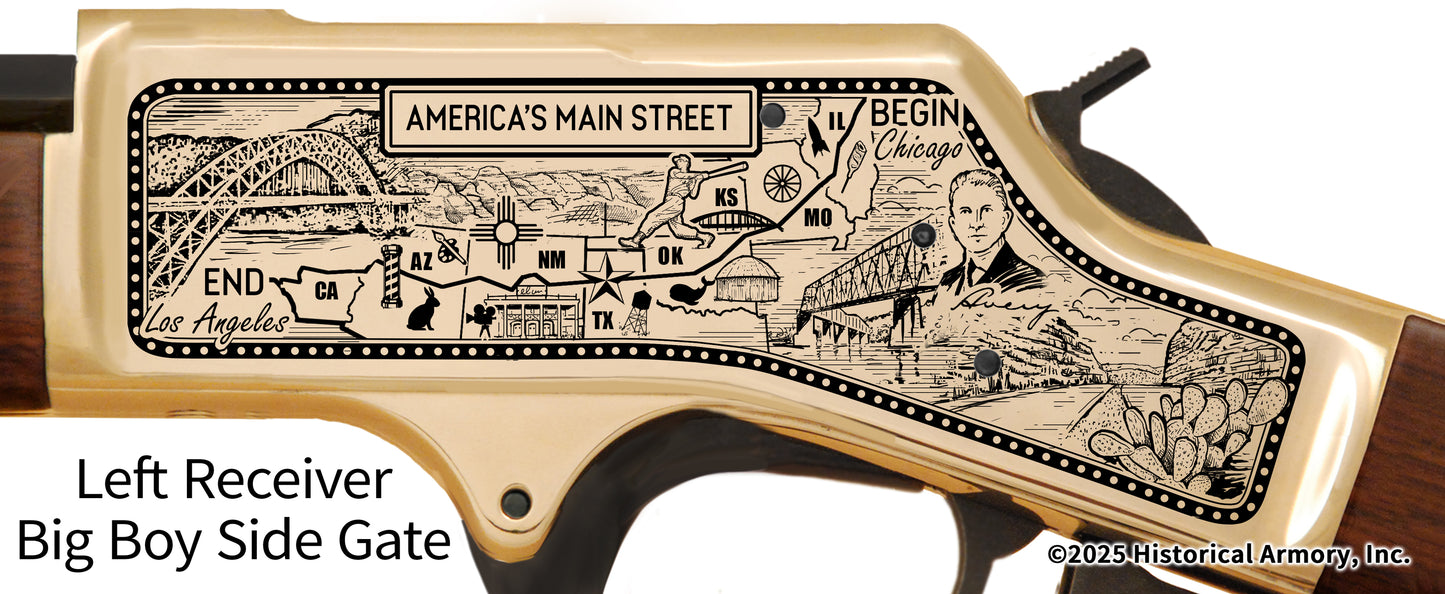 America's Highway Route 66 Limited Edition Engraved Rifle