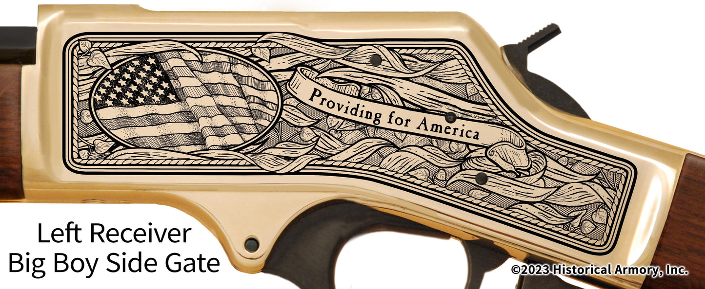 Connecticut  State Agricultural Heritage Engraved Rifle