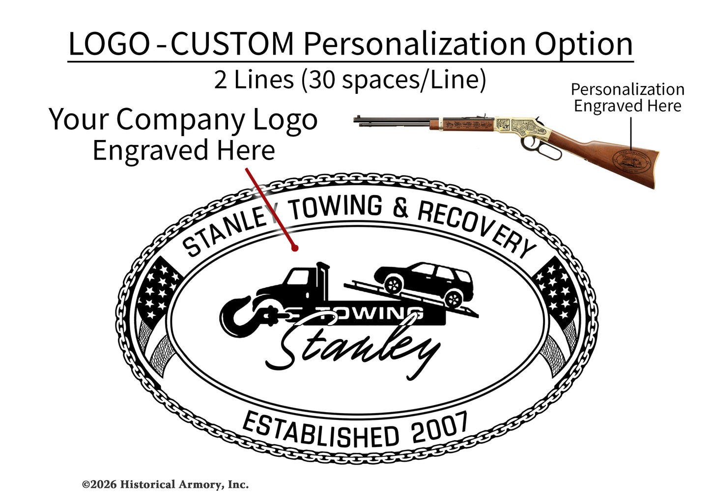 American Towing & Recovery Operator Limited Edition Engraved Rifle