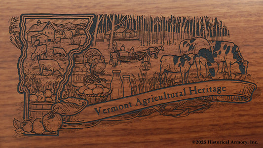 Vermont Agricultural Heritage Engraved Rifle Buttstock