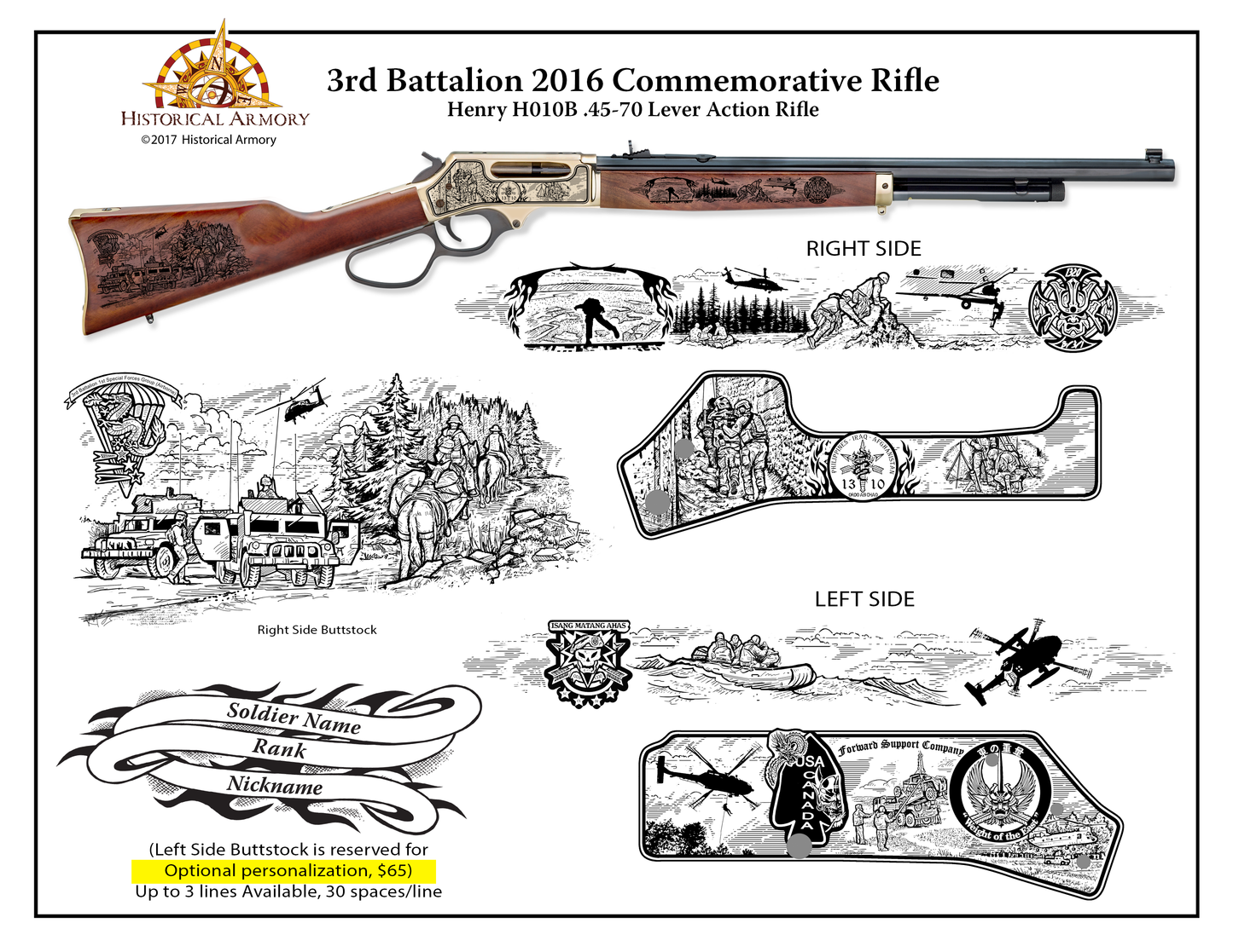 SOCOM 3rd Battalion 2016 Commemorative Rifle