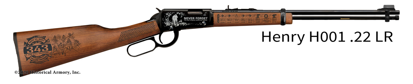 9/11 Firefighter Engraved Henry H001 Rifle
