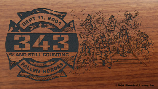 9/11 Firefighter Engraved Henry Rifle Buttstock