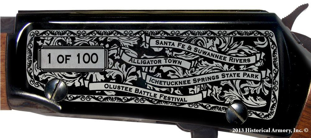 Columbia county florida engraved rifle H001 Receiver