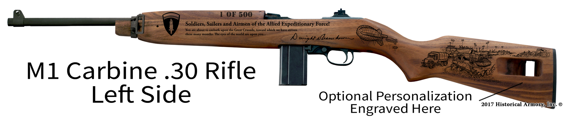 D-Day Engraved Rifle Limited Edition