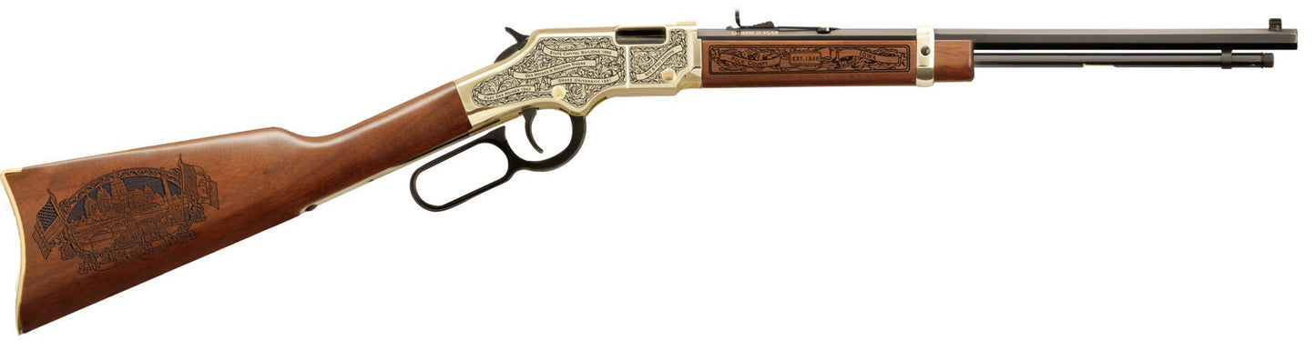 Polk county iowa engraved rifle H004