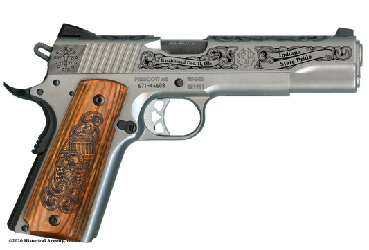 Indiana State Pride Limited Edition Engraved 1911