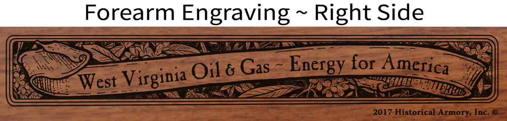 West Virginia State Oil & Gas Limited Edition Engraved Rifle