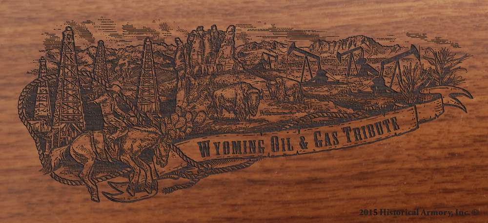 Wyoming State Oil & Gas Limited Edition Engraved Rifle