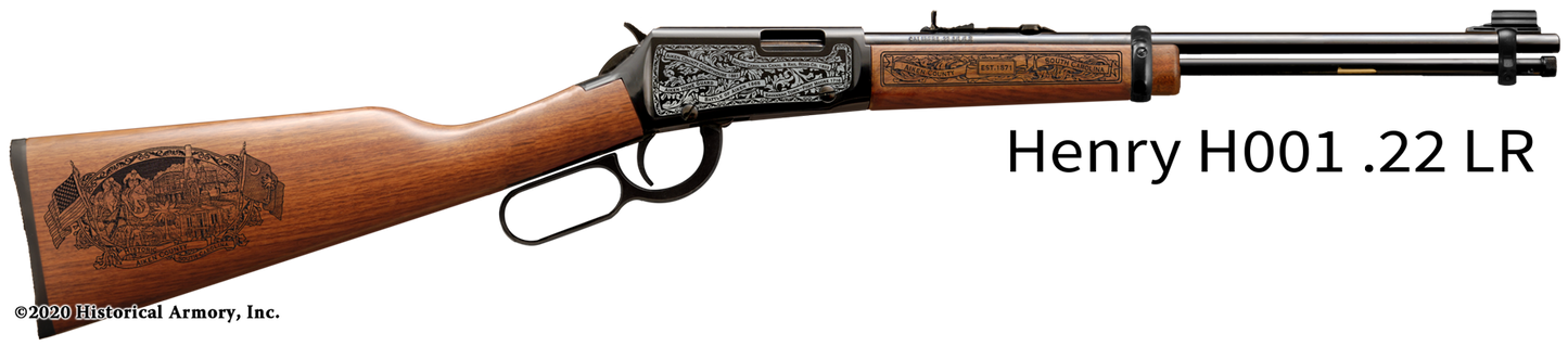 Aiken County South Carolina Engraved Rifle
