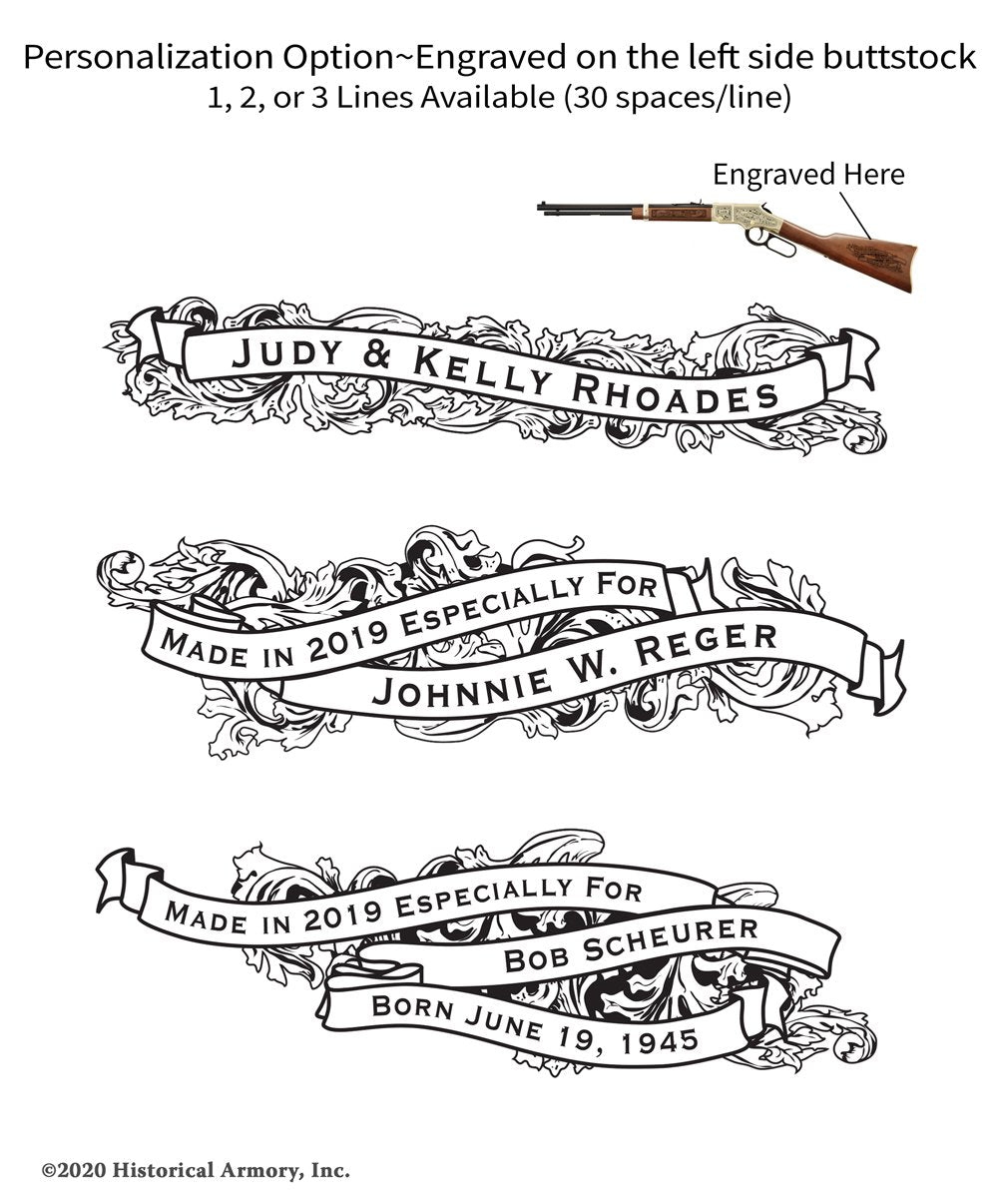 Jo Daviess  County Illinois Engraved Rifle Personalization
