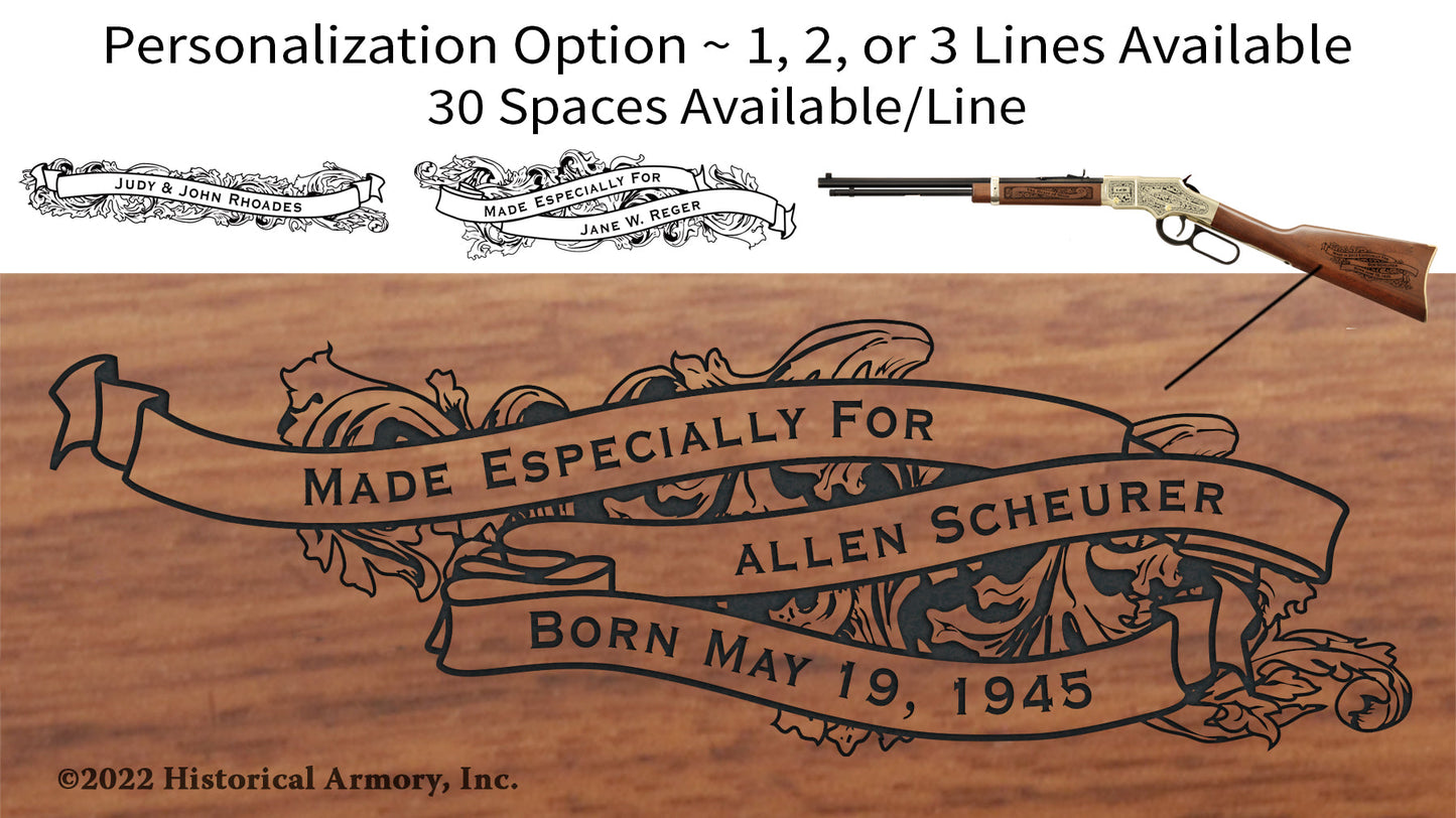 Tuolumne County California Engraved Rifle Personalization