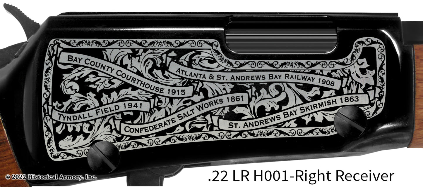 Bay County Florida Engraved Henry H001 Rifle