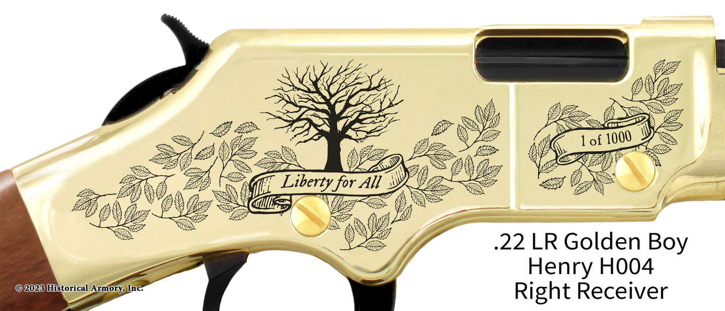 Boston Tea Party Limited Edition Engraved Rifle