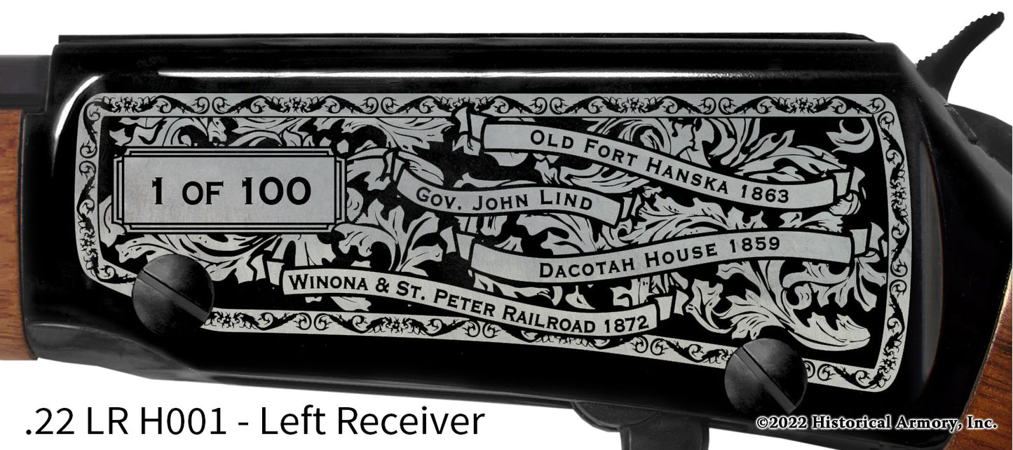 Brown County Minnesota Engraved Henry H001 Rifle