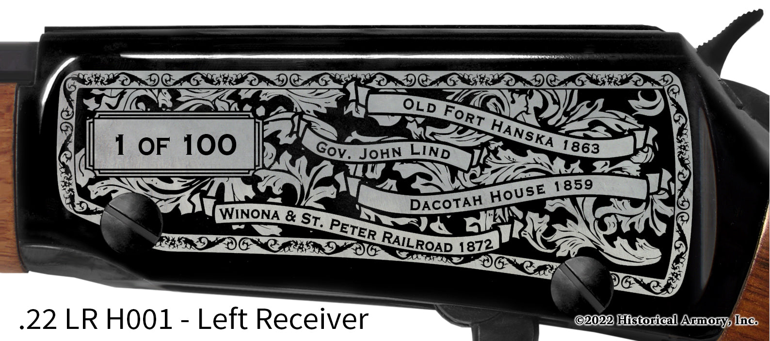 Brown County Minnesota Engraved Henry H001 Rifle