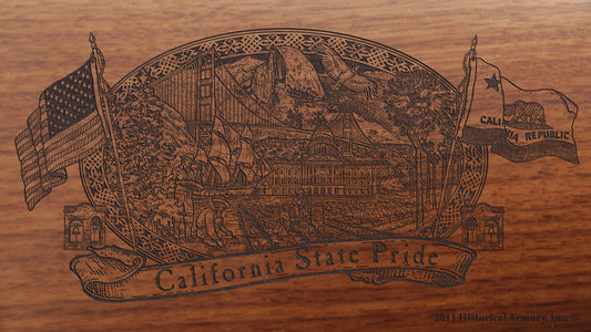 California State Pride Engraved Rifle