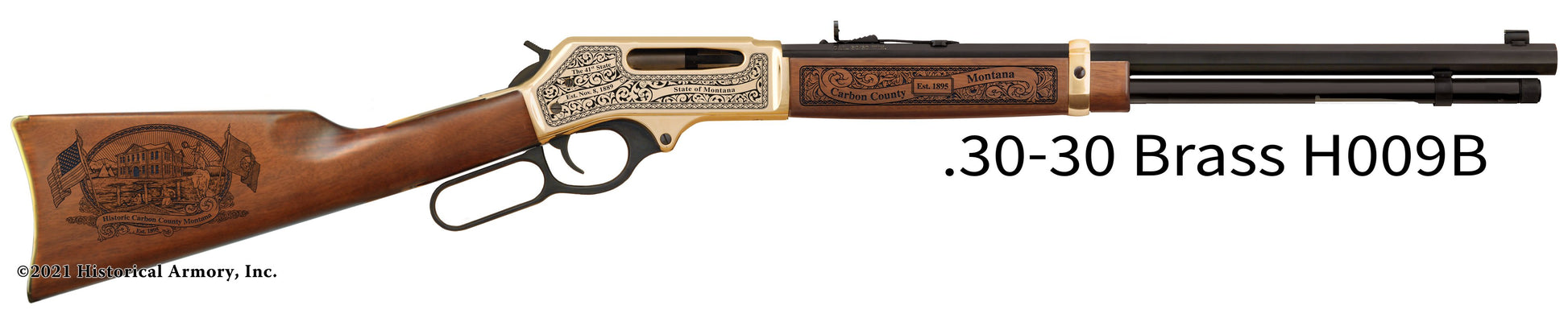 Carbon County Montana Engraved Henry .30-30 Rifle