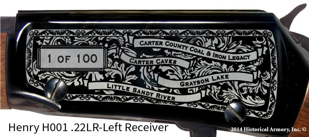 Carter County Kentucky Engraved Rifle