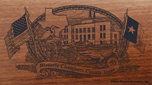Engraved artwork | History of Chambers County Texas | Historical Armory