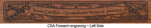 civil war 150th 1865 engraved rifle falt csa
