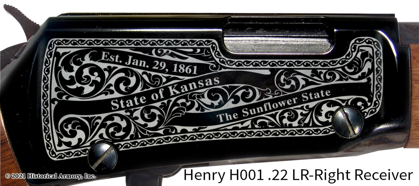 Clay County Kansas Engraved H001 Receiver