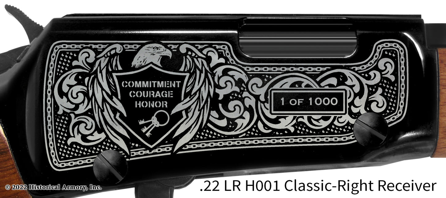American Corrections Officer Limited Edition Engraved Henry Rifle