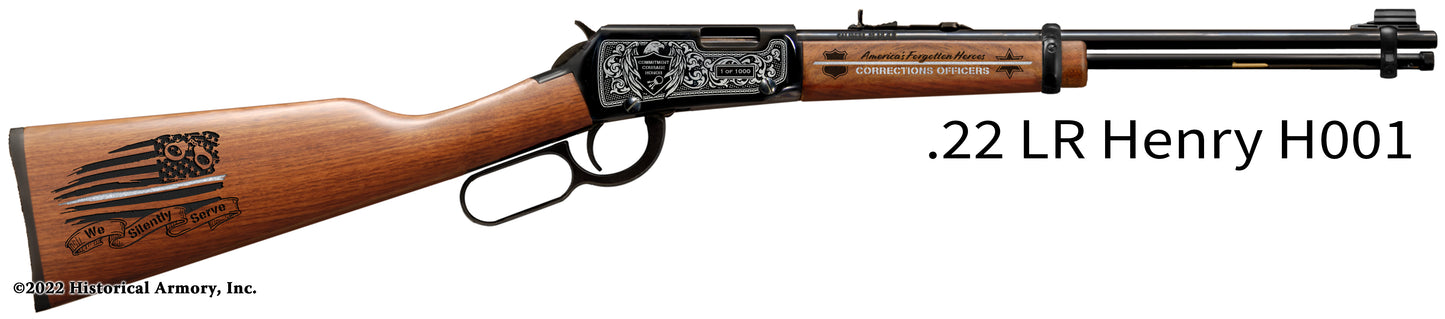 American Corrections Officer Limited Edition Engraved Henry Rifle