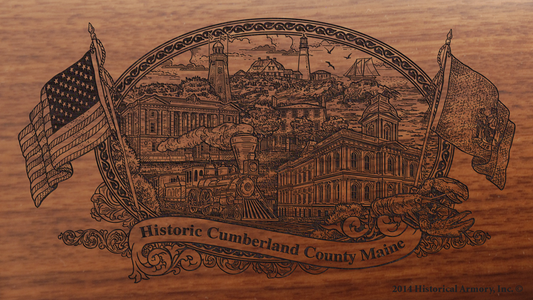 Cumberland County Maine Engraved Rifle
