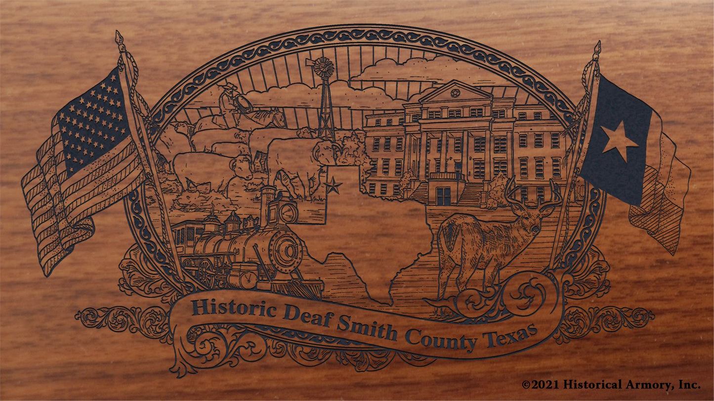 Engraved artwork | History of Deaf Smith County Texas | Historical Armory