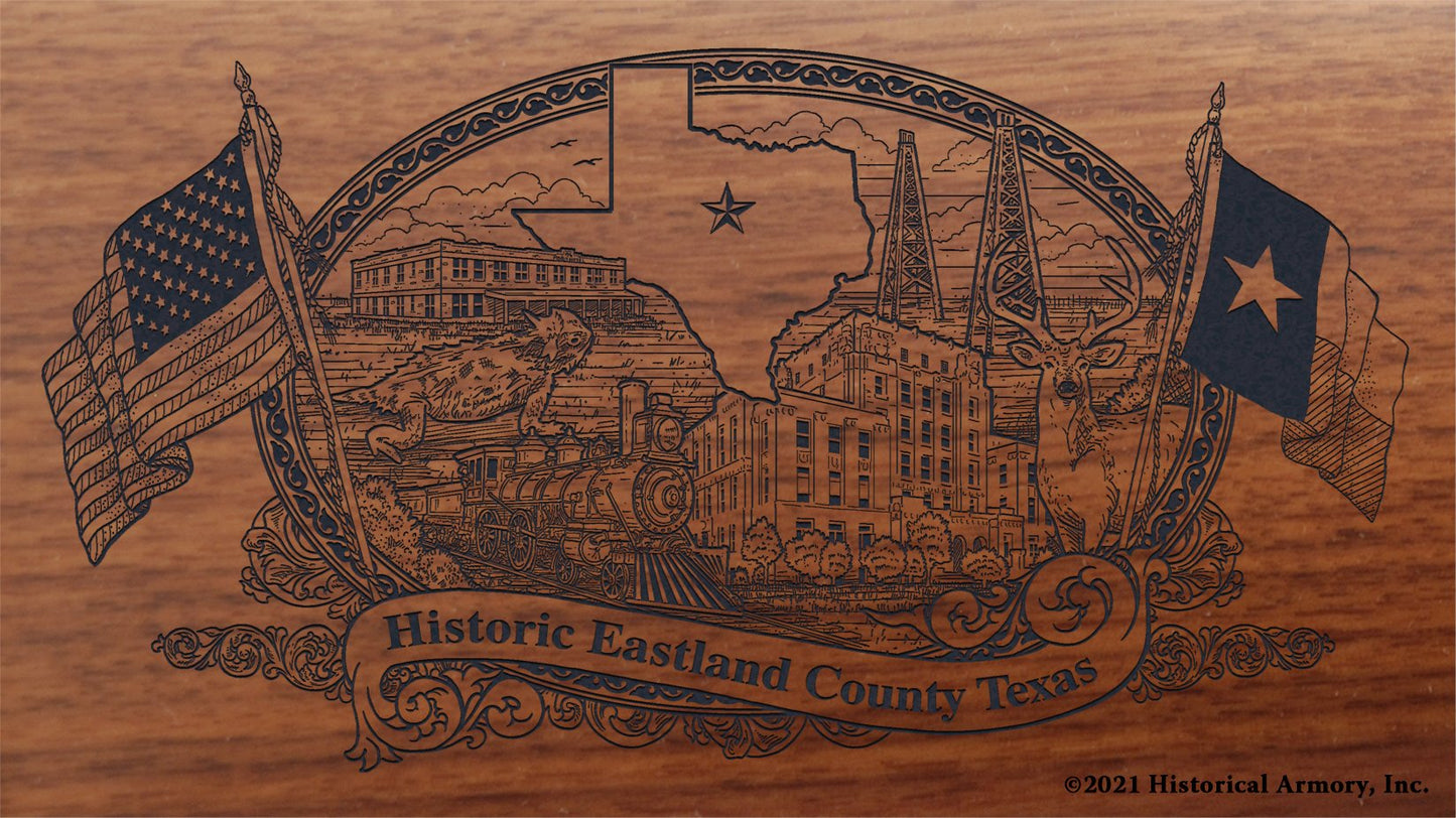 Engraved artwork | History of Eastland County Texas | Historical Armory