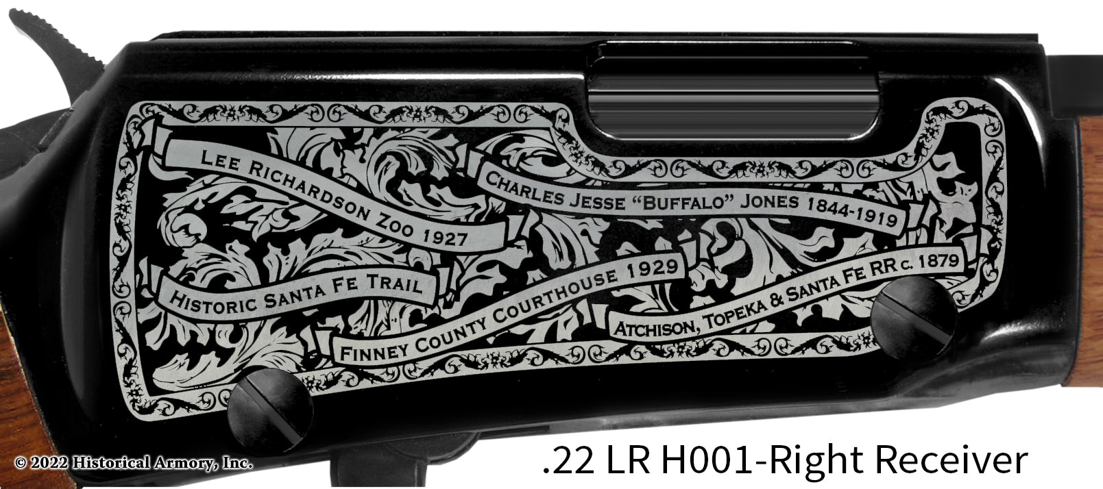 Finney County Kansas Engraved Henry H001 Rifle