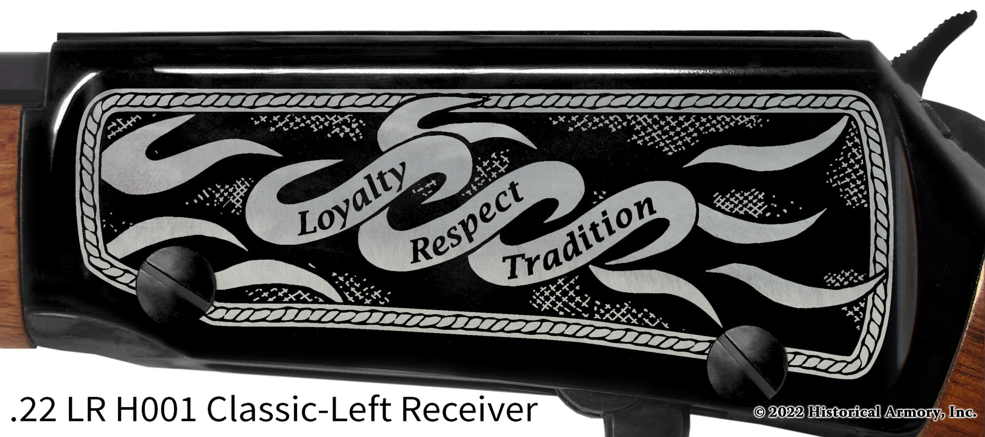 Firefighter Tradition of Loyalty, Respect, and Tradition Engraved Rifle Limited Edition