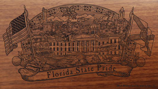 Florida State Pride Engraved Rifle