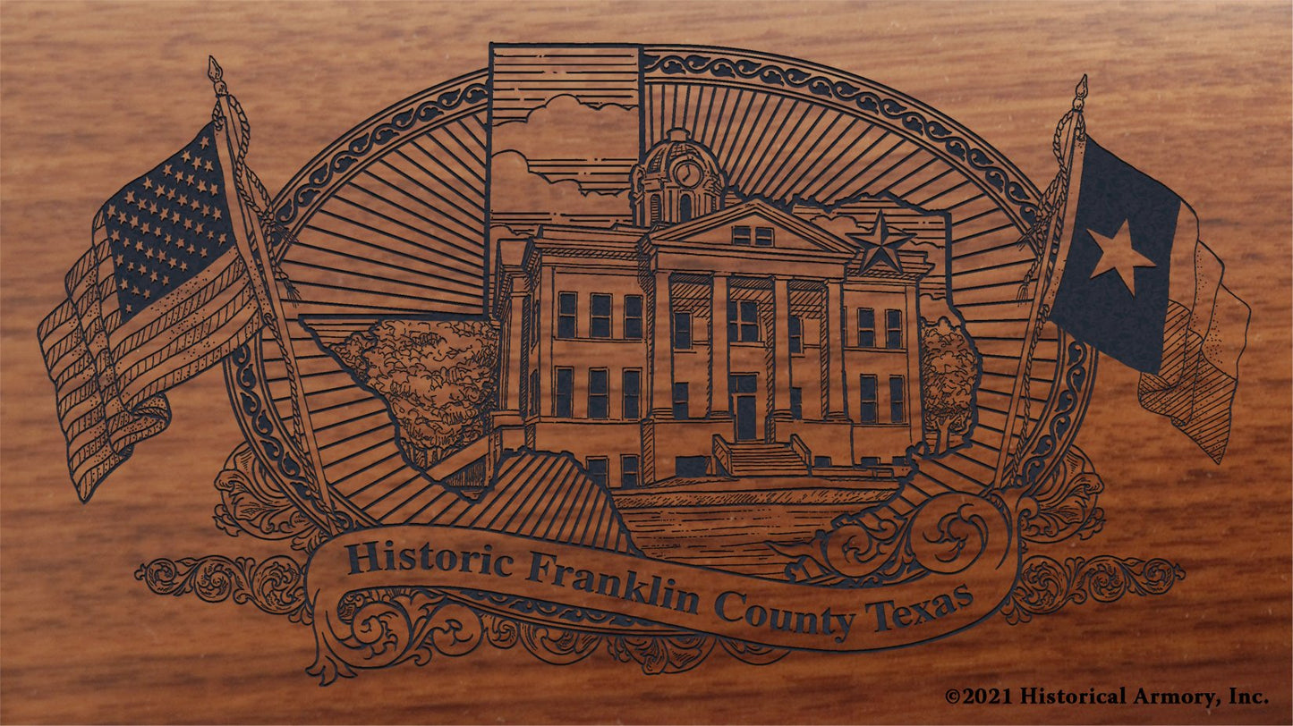 Engraved artwork | History of Franklin County Texas | Historical Armory