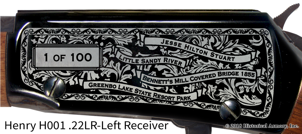Greenup County Kentucky Engraved Rifle