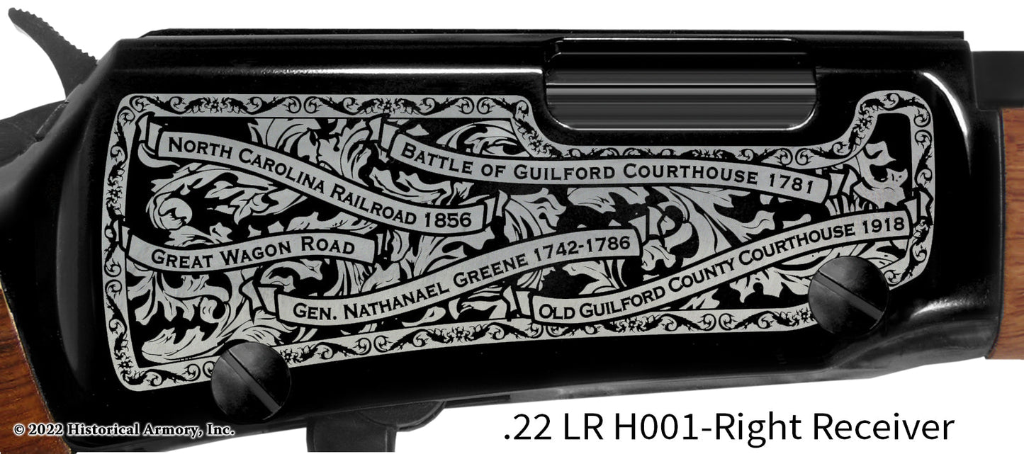 Guilford County North Carolina Engraved Henry H001 Rifle