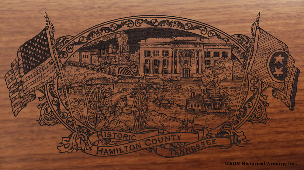Hamilton County Tennessee Engraved Rifle