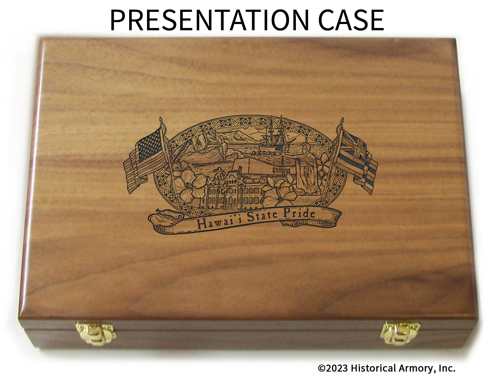 Hawaii State Pride Limited Edition Engraved 1911 Presentation Case