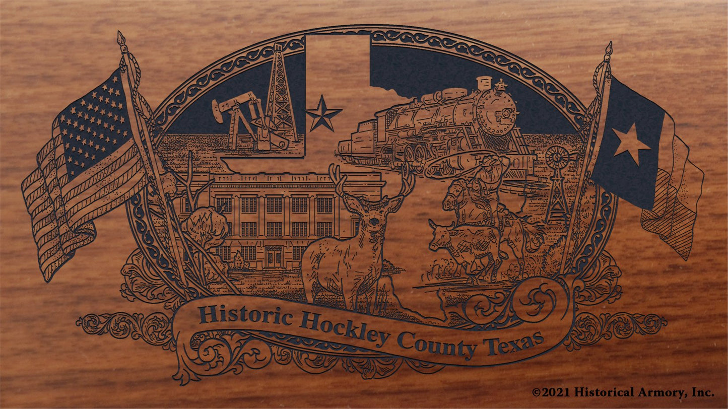 Engraved artwork | History of Hockley County Texas | Historical Armory