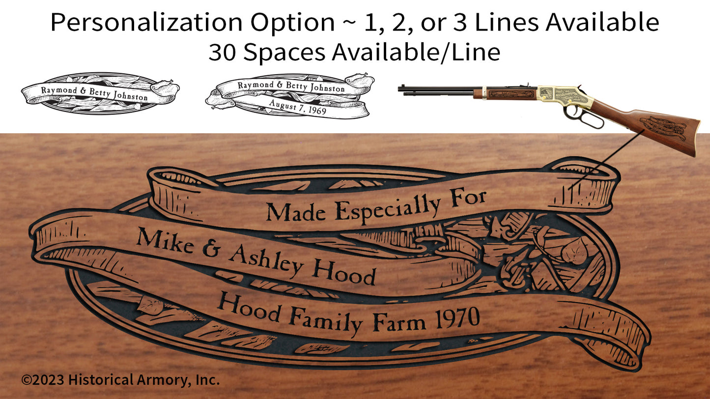 Illinois Agricultural Heritage Engraved Rifle Personalization