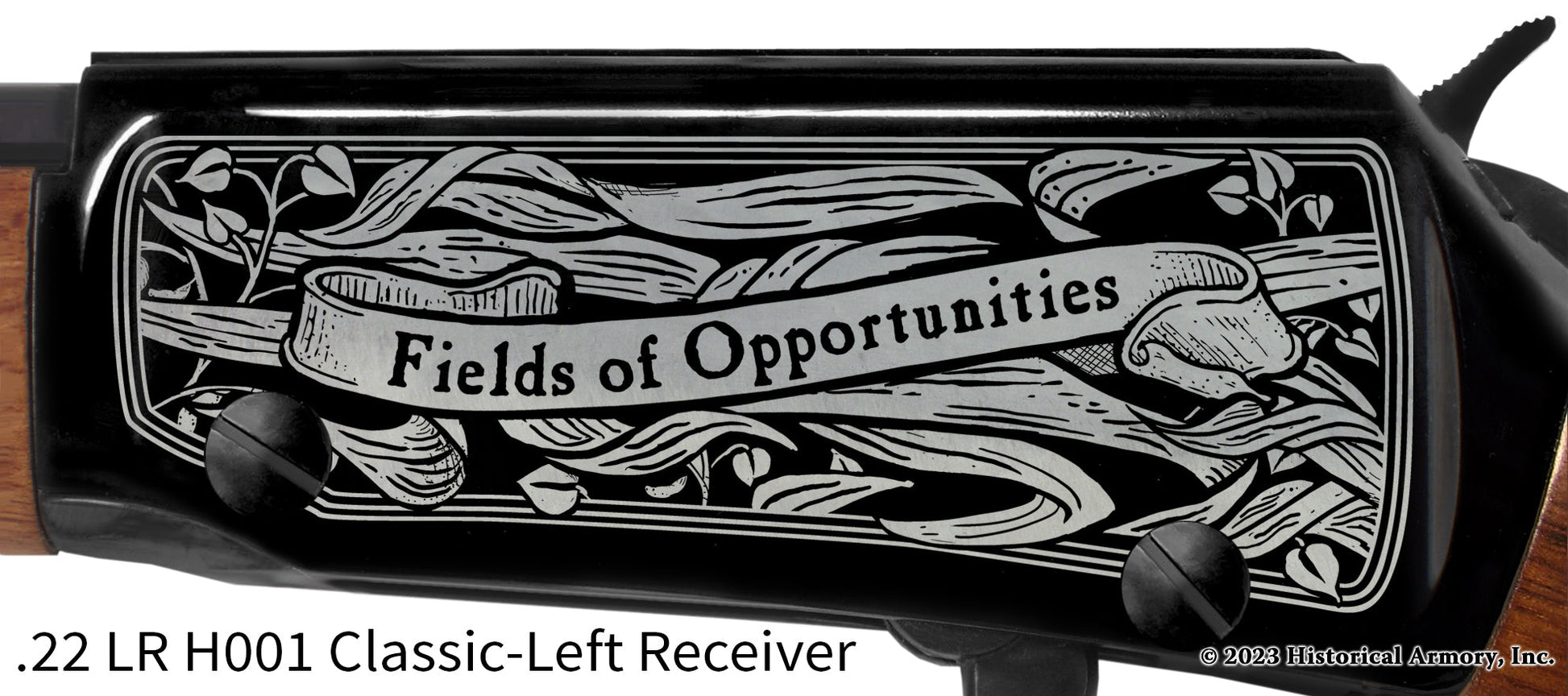 Fields of Opportunities, Iowa State Agricultural Heritage Engraved H001 .22 LR Rifle 