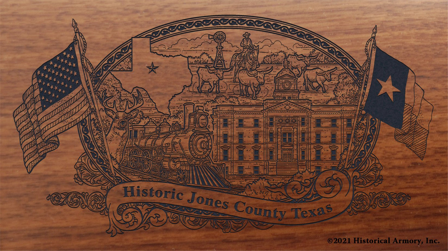 Engraved artwork | History of Jones County Texas | Historical Armory